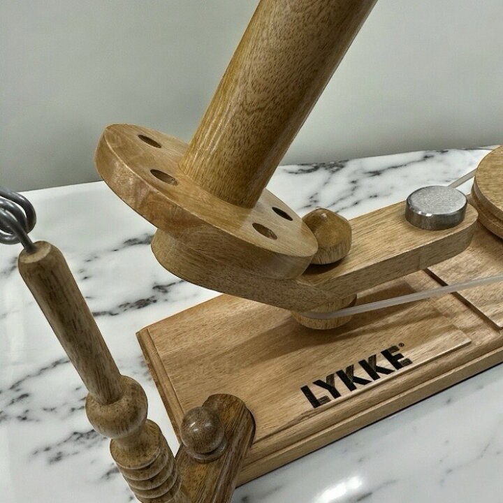 楽天市場】LYKKE 『木製玉巻き機＋かせくり機』セット販売マンゴー 