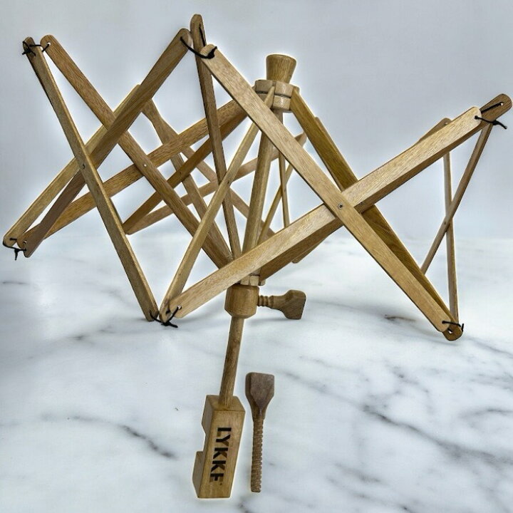 楽天市場】LYKKE 『木製玉巻き機＋かせくり機』セット販売マンゴー 