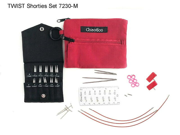 楽天市場】ChiaoGoo（チャオグー）TWIST Shorties SET[M]miniメタル 