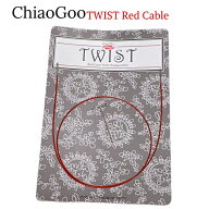 ChiaoGoo（チャオグー）TWIST RED 20cm~93cmMINI [M]【ミニ[M]用替えコード：レッド】