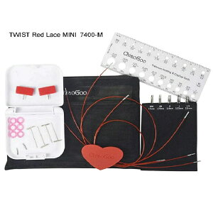 ChiaoGoo�i�`���I�O�[�jTWIST Red Lace MINI [M]���^���ؑ֎��֐j�Z�b�g�i�V���t�g10cm�j7400-M