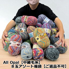 All Opal【中細毛糸】8玉アソート福袋【ご返品不可】