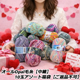 オールOpal毛糸【中細】10玉アソート福袋【ご返品不可】