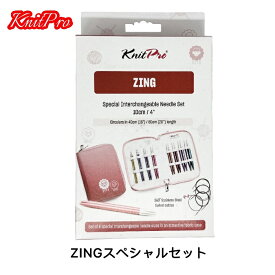 knitpro(ニットプロ) ZING 4”(10cm)スペシャル交換輪針セット 47425