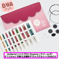 【B級品特価】knitpro(ニットプロ) Dreamz (ドリームズ）5”(13cm) 付替え式輪針デラックスセット200633…