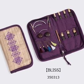 LANTERNMOON（ランタンムーン）BLISS輪針 セット4インチ（10cm×7サイズ3.00mm−6.00mm）（お試し毛糸2玉付）