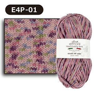 etrofil SOCKYARN 100g color 4P �y�o���ʔ̔��z