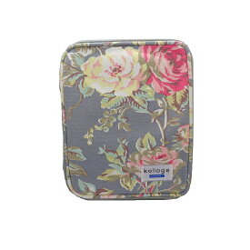 コラージュ輪針・用具入れテライオリジナル花柄ポーチ