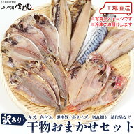 工場直送！！おかげさまで15年目の◆訳あり干物おまかせセット◆ 【送料込み】干物詰合せ アウトレット …