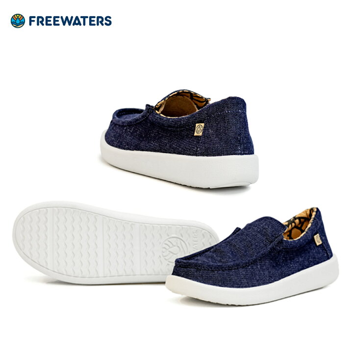 楽天市場】Freewaters Cloud9 Venture - Slip On - Navy｜フリー 