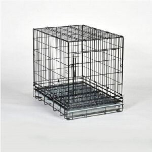 【犬用ケージ】PROスチールケージ M−SSD 短面扉(440mm×600mm×H540mm)【ペットケージ 折りたたみ 犬用 犬 ケージ サークル 猫 サークル 屋内 キャットケージ 室内 】【犬 ケージ 檻】【折り畳