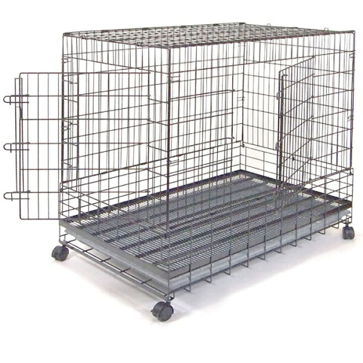 楽天市場】【犬用ケージ】PROスチールケージ 3L Wドア（660mm 