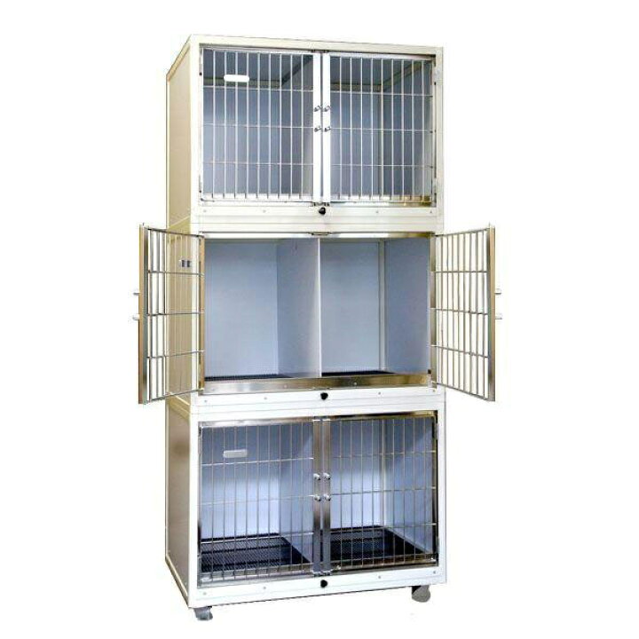 楽天市場】【業務用・店舗用犬舎】【サロン 動物病院専用犬舎 ケージ 