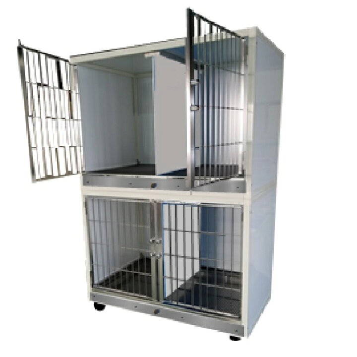 楽天市場】【業務用・店舗用犬舎】【サロン 動物病院専用犬舎 ケージ 