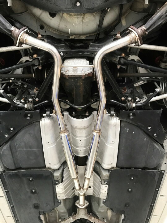 楽天市場】スリーキャッツ Y51 51フーガ 2.5L 中間パイプ プレミアム  