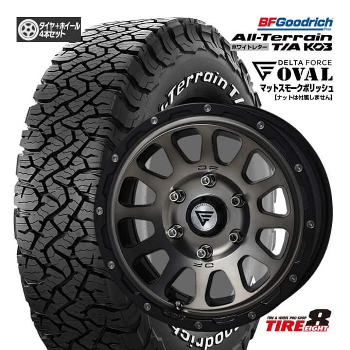 楽天市場】DELTAFORCE OVAL デルタフォース オーバル17×8.0J+20 6/139 