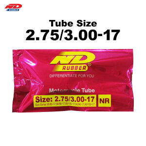 NDo[ ^C`[u 2.75/3.00-17 ND RUBBER TIRE TUBEVi  ^C͕ʔ