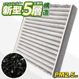 エアコンフィルター ジムニー JB23 JB43 MRワゴン ワゴンR アルトラパン モコ AZワゴン エブリイ 最強特殊5層 スズキ SUZUKI 車