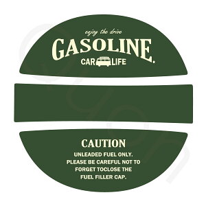 ジムニー JB64 JB74 ジムニーシエラ ジムニーノマド 給油口キャップ シール ステッカー フューエル 車 汎用