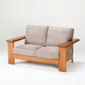 ソファ 2人掛け 2人がけ 2P ケヤキ 欅 ウォールナット 幅148cm けやき屋 静岡県産 開梱設置無料