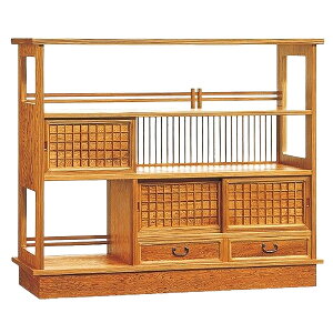 民芸飾棚 屋久杉 八重衣 40 古典木工 九州大川産