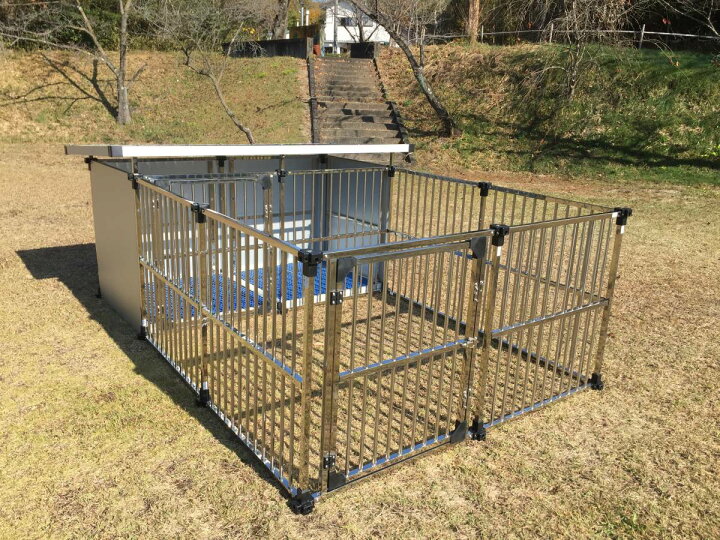 楽天市場】犬小屋 屋外 大型犬 中型犬 ステンレス製 犬舎 ドッグハウス 