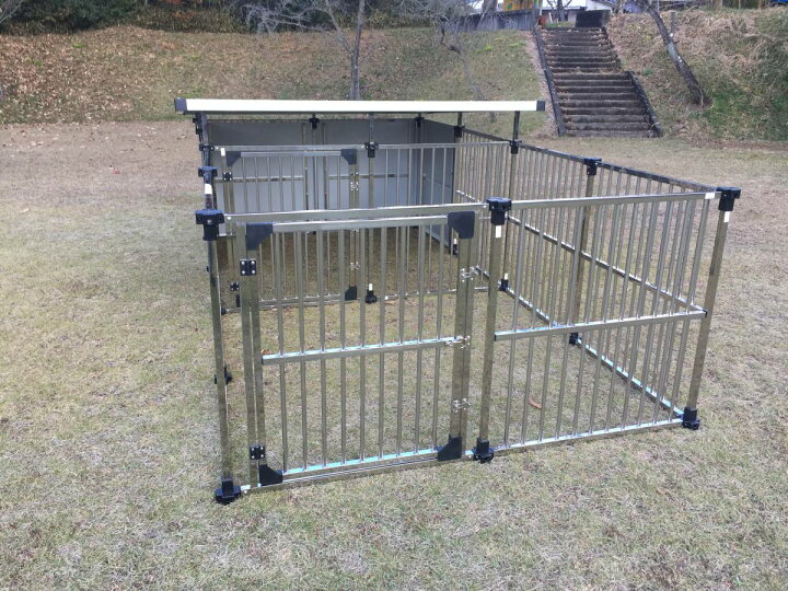 楽天市場】犬小屋 屋外 大型犬 中型犬 ステンレス製 犬舎 ドッグハウス 