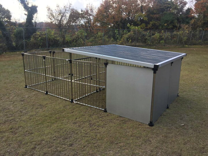 楽天市場】犬小屋 屋外 大型犬 中型犬 ステンレス製 犬舎 ドッグハウス 