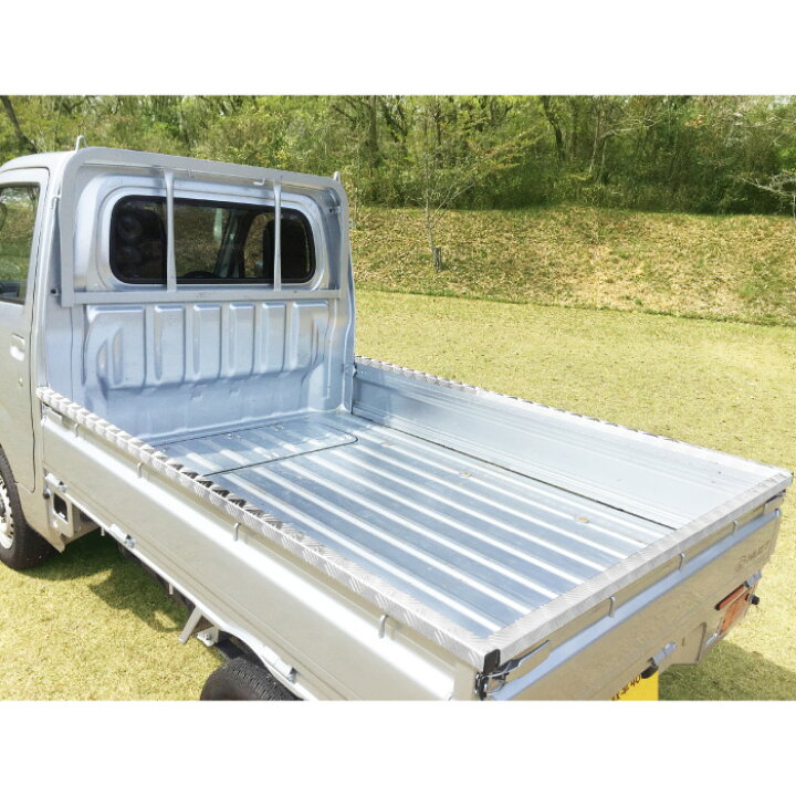 楽天市場 アルミ 縞板 軽トラック用 荷台あおり アオリコの字 鳥居 保護カバーセット スズキ キャリィ ダイハツ ハイゼット ネットショップ土岐店