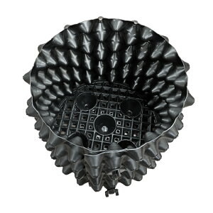 丸型 プランター ROOT PRUNING POT 8L (Φ200×245mm) 5個セット 花 鉢植え 果樹 観葉植物 多肉植物 緑化樹栽培 根巻き防止 エアープルーニングコンテナ 鉢 自然剪定 根腐れ防止 病気予防 通気性 通水性