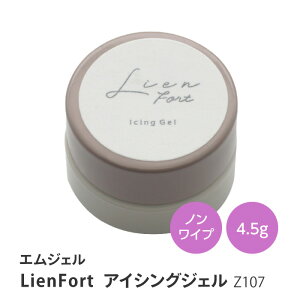 アイシングジェル ジェルネイル クリアジェル ノンワイプジェル ビジュージェル ストーン パーツ 簡単 接着 硬化 ネイルアート セルフネイル ネイル用品 エムジェル【▲】【HNB】/LienFortアイ