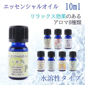 エッセンシャルオイル 10ml アロマ 水溶性タイプ 天然オイル 植物 アロカ加湿器 ウォータークリーン ディフューザー リラックス 人気の香り オイル リラックスタイム 定形外郵便発送【△規格内】/エッセンシャルオイル