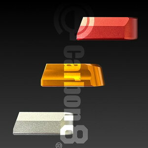 Carbon8�J�[�{�l�C�g SHADOW-2��p �A���~�j�E�� �}�K�W���o���p�[��CBP44�������b�h/�I�����W/�V���o�[��