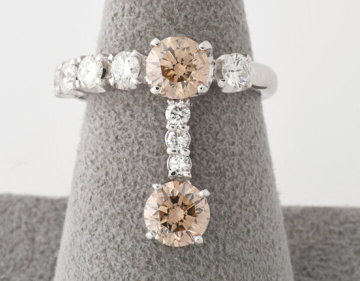 楽天市場】Ponte Vecchio ポンテヴェキオ Pt.900 ダイヤモンド  