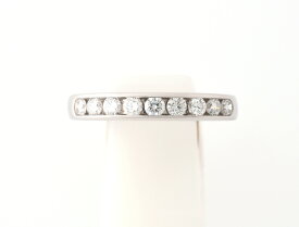 TIFFANY & Co. ティファニー ダイヤモンド ウェディング バンドリング Pt950 ＃6 【中古】値下げ