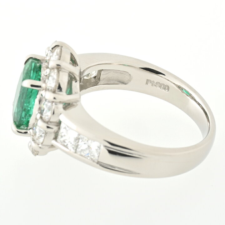 楽天市場】Pt900 エメラルド リング E=1.72ct D=1.67ct ＃12 【中古 
