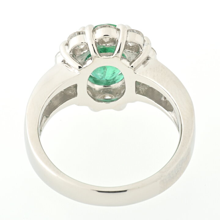 楽天市場】Pt900 エメラルド リング E=1.72ct D=1.67ct ＃12 【中古 