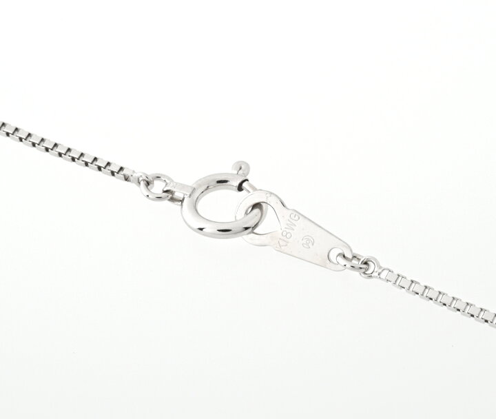 楽天市場】タサキ ネックレス K18WG ダイヤ 0.34ct ～51 cm 【中古  