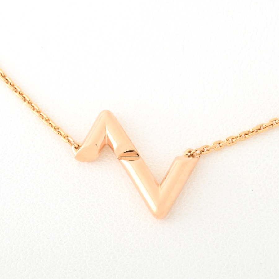 Louis Vuitton Lv Volt Upside Down Pendant, Pink Gold (Q93809