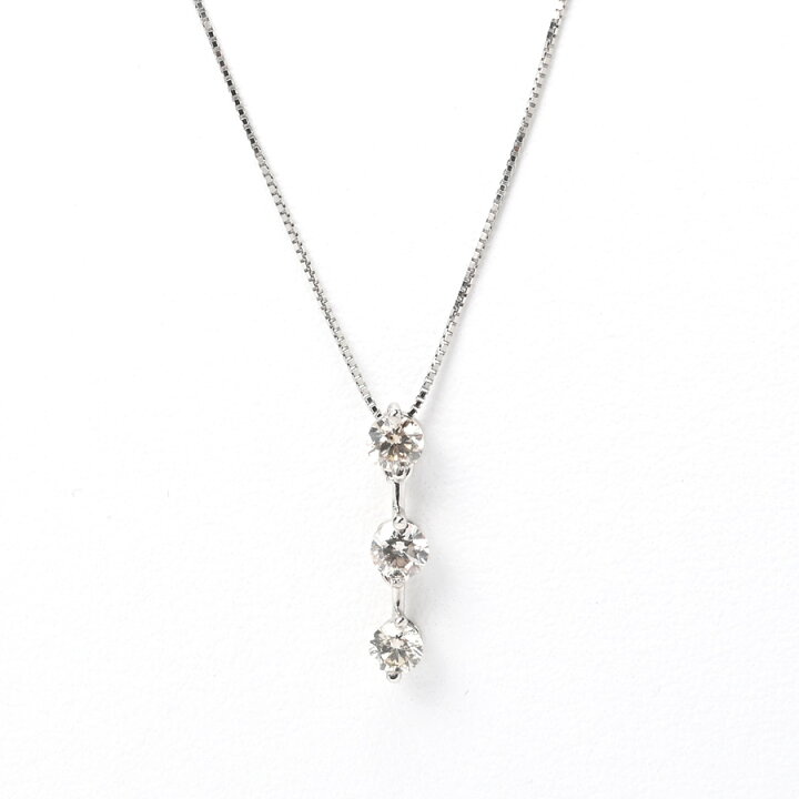 楽天市場】Pt850/Pt900 ダイヤモンド ネックレス D=1.00ct ～45cm 