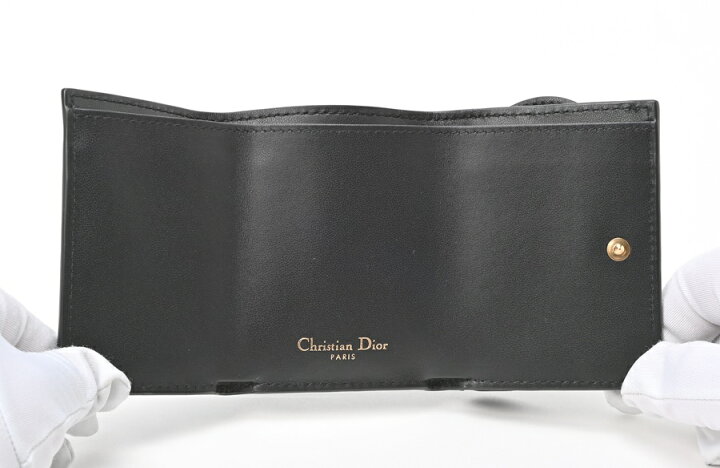 Christian Dior クリスチャンディオール サドル コンパクトウォレット 