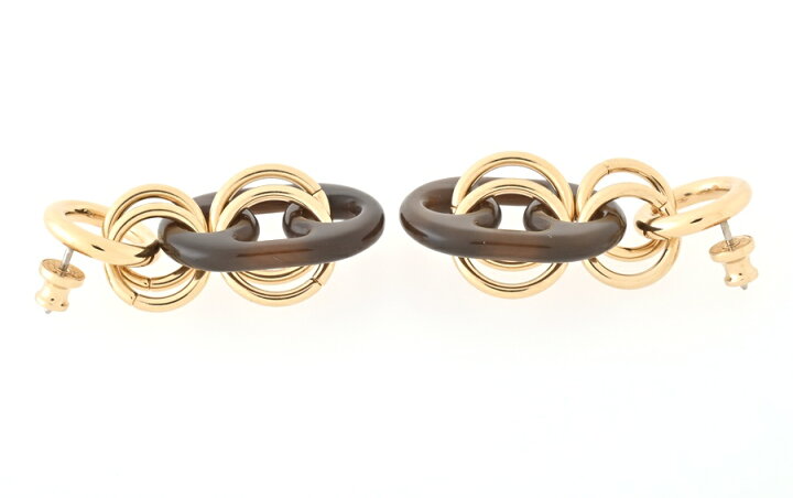 楽天市場】エルメス ピアス ユリディス PM バッファローホーン/メタル  