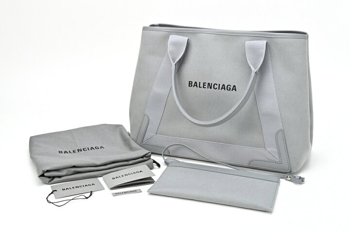 楽天市場】バレンシアガ / BALENCIAGA ネイビーカバス M / トート 