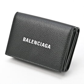 バレンシアガ / BALENCIAGA キャッシュ ミニ ウォレット/コンパクト ウォレット 594312　グレインカーフスキン　ブラック 　【中古】 商品番号 S-155459　新入荷