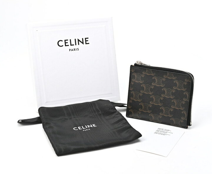楽天市場】セリーヌ / CELINE L字ファスナー カードホルダー付きコイン 