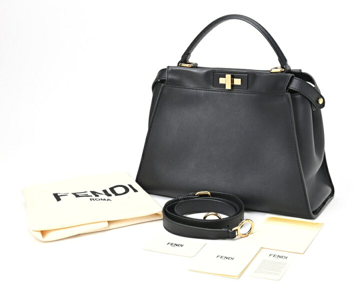 楽天市場】フェンディ / FENDI ピーカブー レギュラー 8BN290 カーフ 