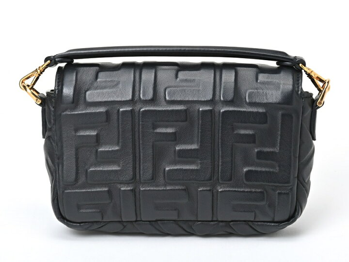 楽天市場】フェンディ / FENDI バゲット ブラックレザー バッグ  