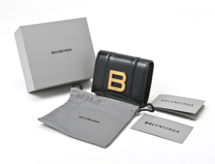 楽天市場】バレンシアガ / BALENCIAGA Bロゴ 三つ折り コンパクト 