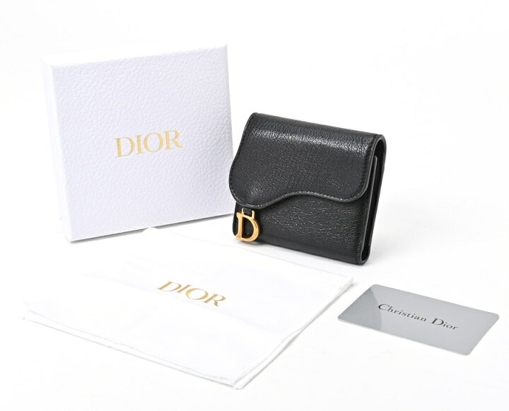 楽天市場】ディオール / DIOR サドル ロータス ウォレット 三つ折り  