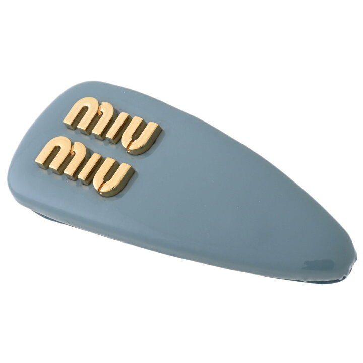 楽天市場】【中古】ミュウミュウ/MIU MIUパテントレザー ヘアクリップ 